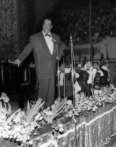 Duke Ellington in Cleveland, 1960.  (Photo by James Gayle)