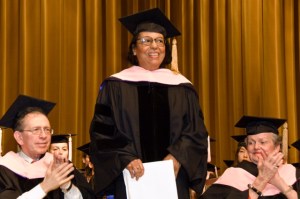 Evelyn Freeman Roberts, a 1941 graduate of the Cleveland Institute of Music and a former Fairfax resident, was honored as an outstanding CIM alum in 2008. (Photo courtesy of the Cleveland Institute of Music.)