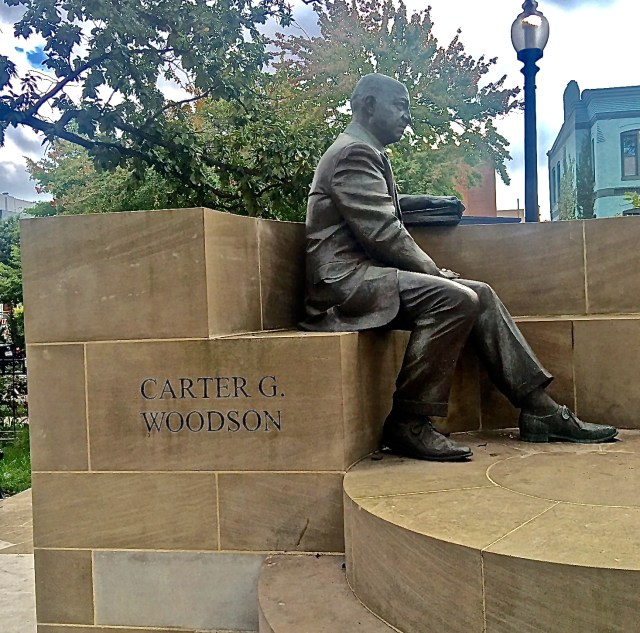Detail of Carter G. Woodson Memorial, Washington, DC (Photo courtesy Regennia N. Williams)